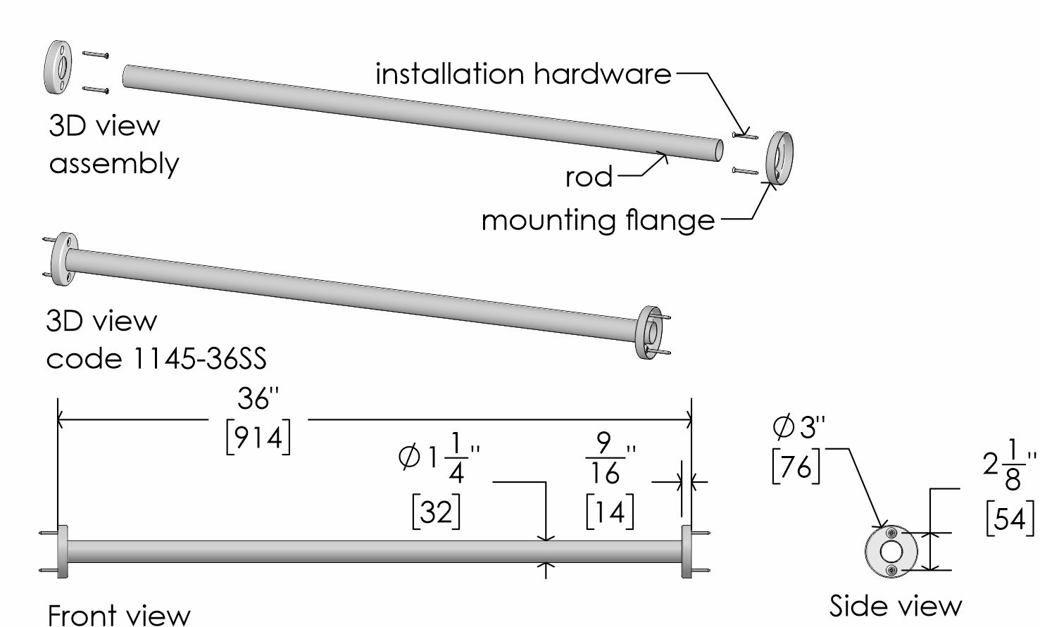 1145-36S Drawing