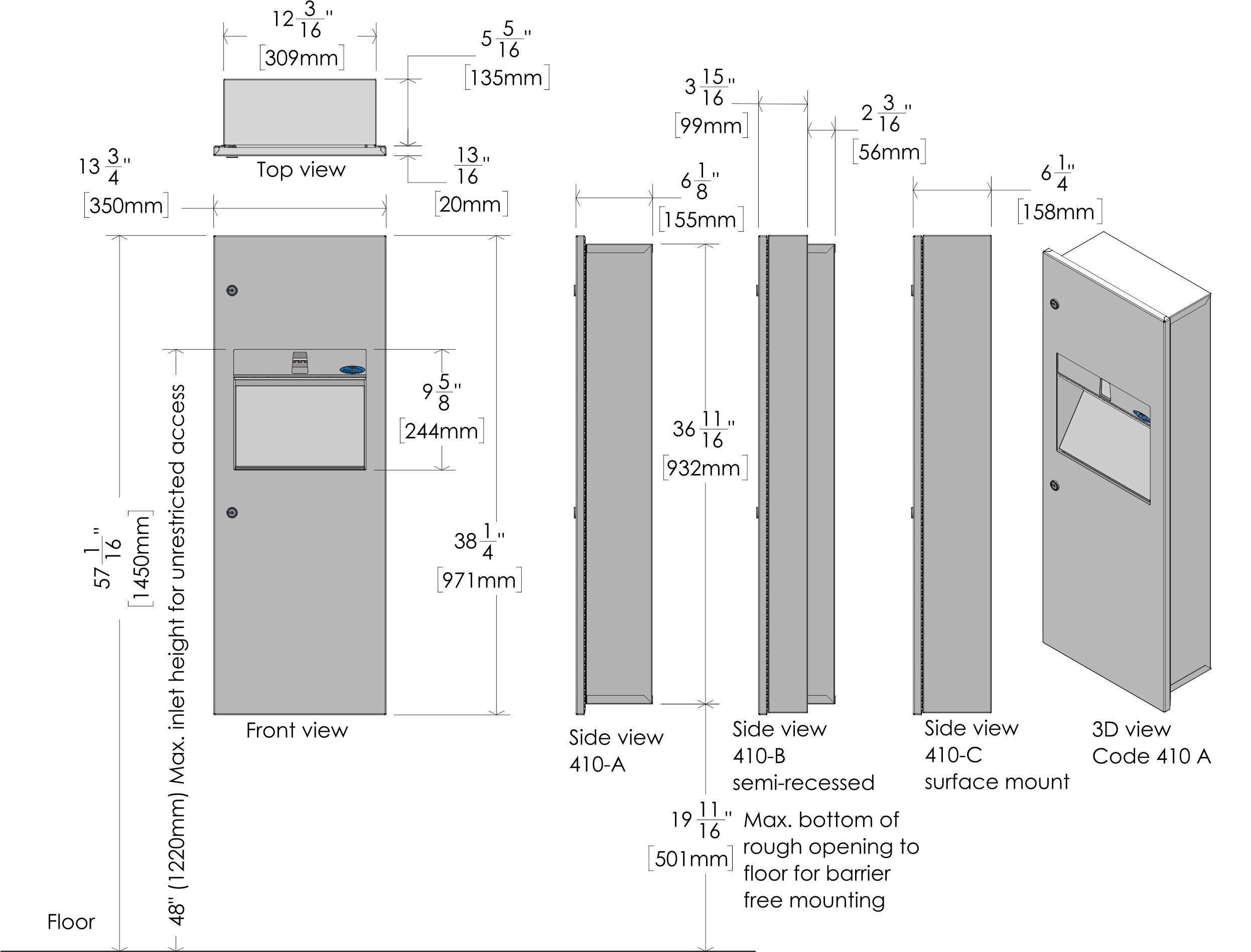 410-A-B-C Drawing