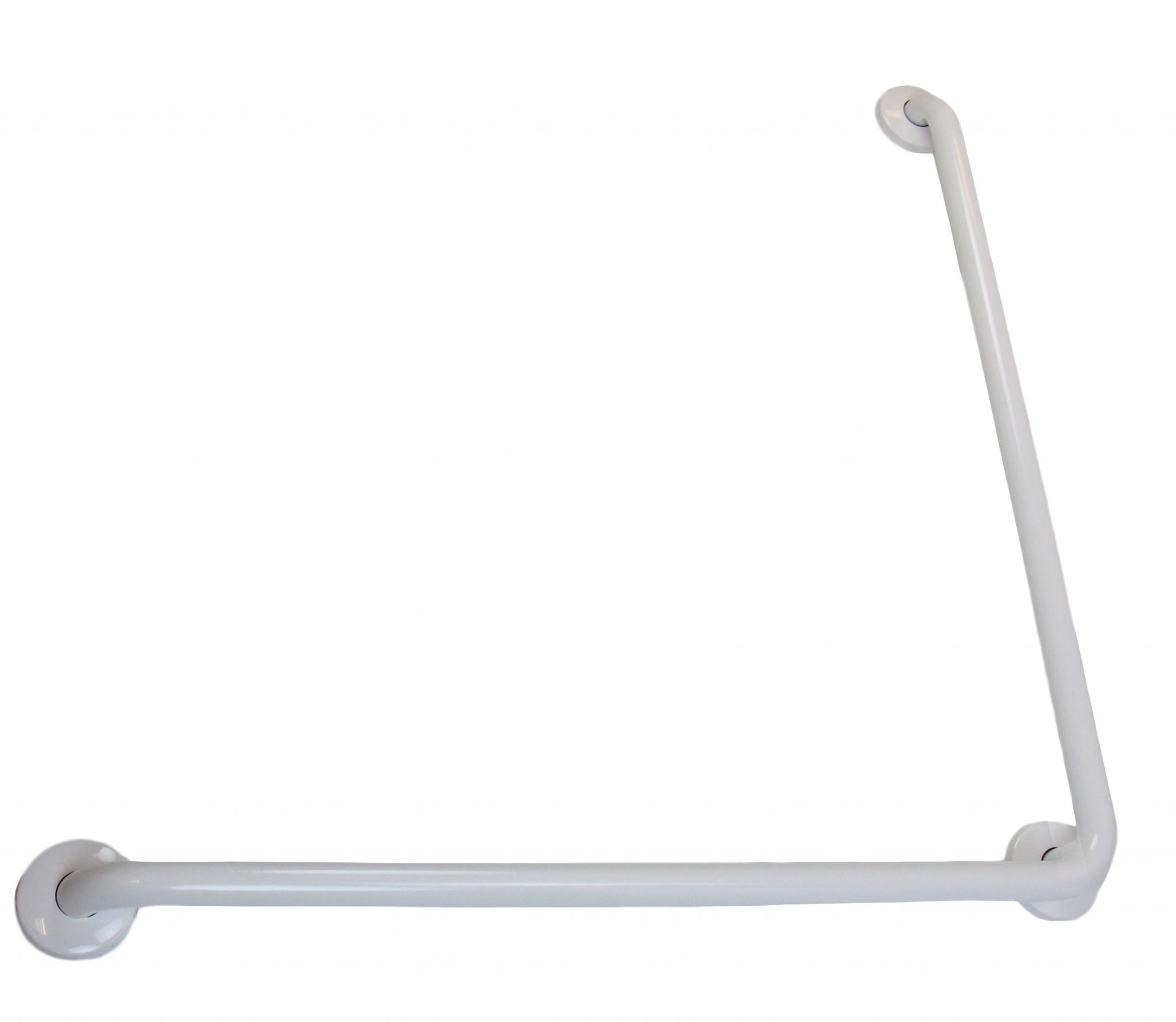 Stainless Steel 1 ¼” Diameter Grab Bars, White Finish Frost