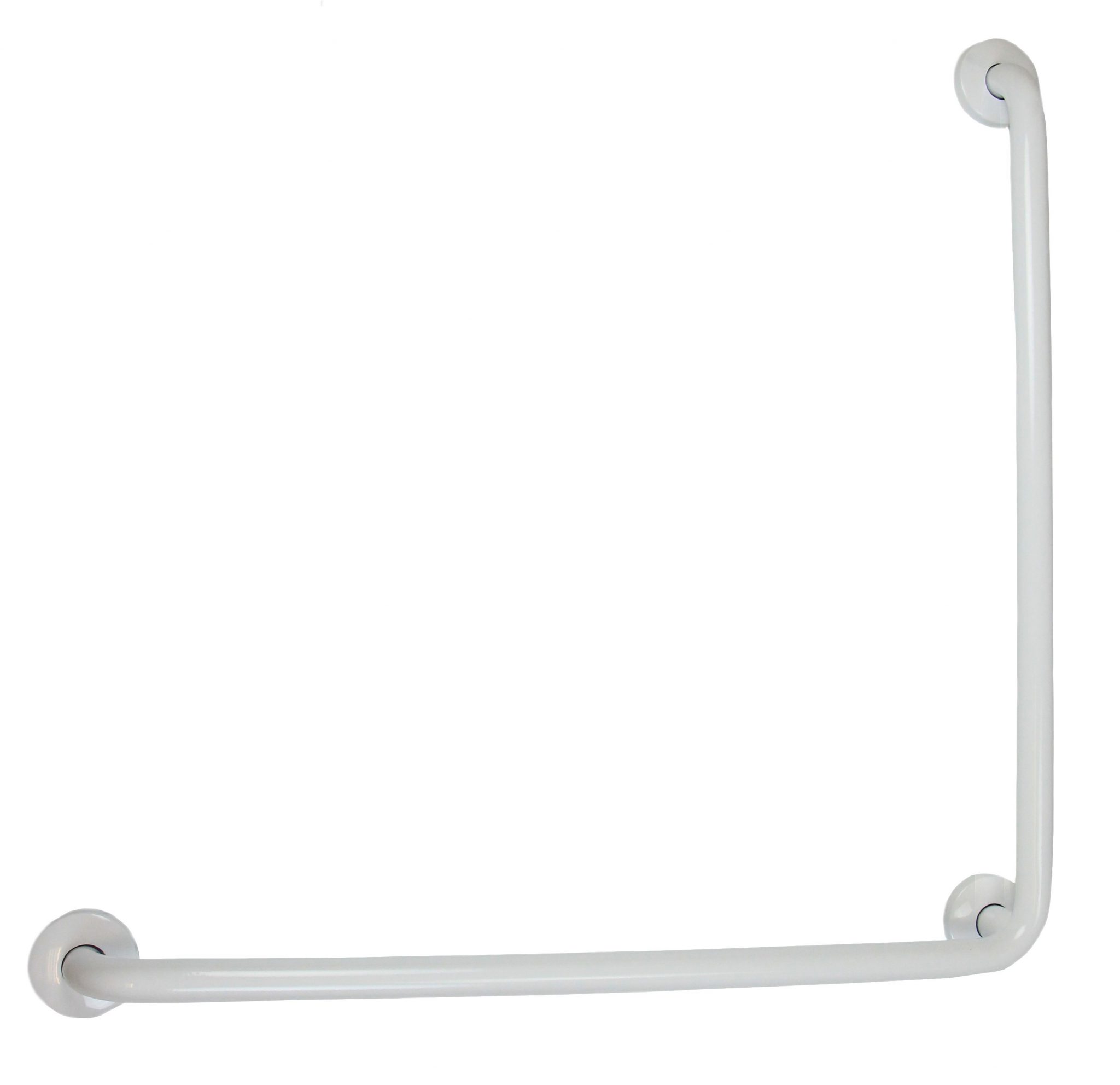 Stainless Steel 1 ¼” Diameter Grab Bars, White Finish Frost