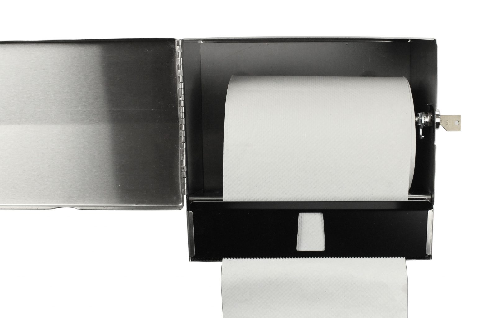 Universal Towel Dispenser With Lock Frost