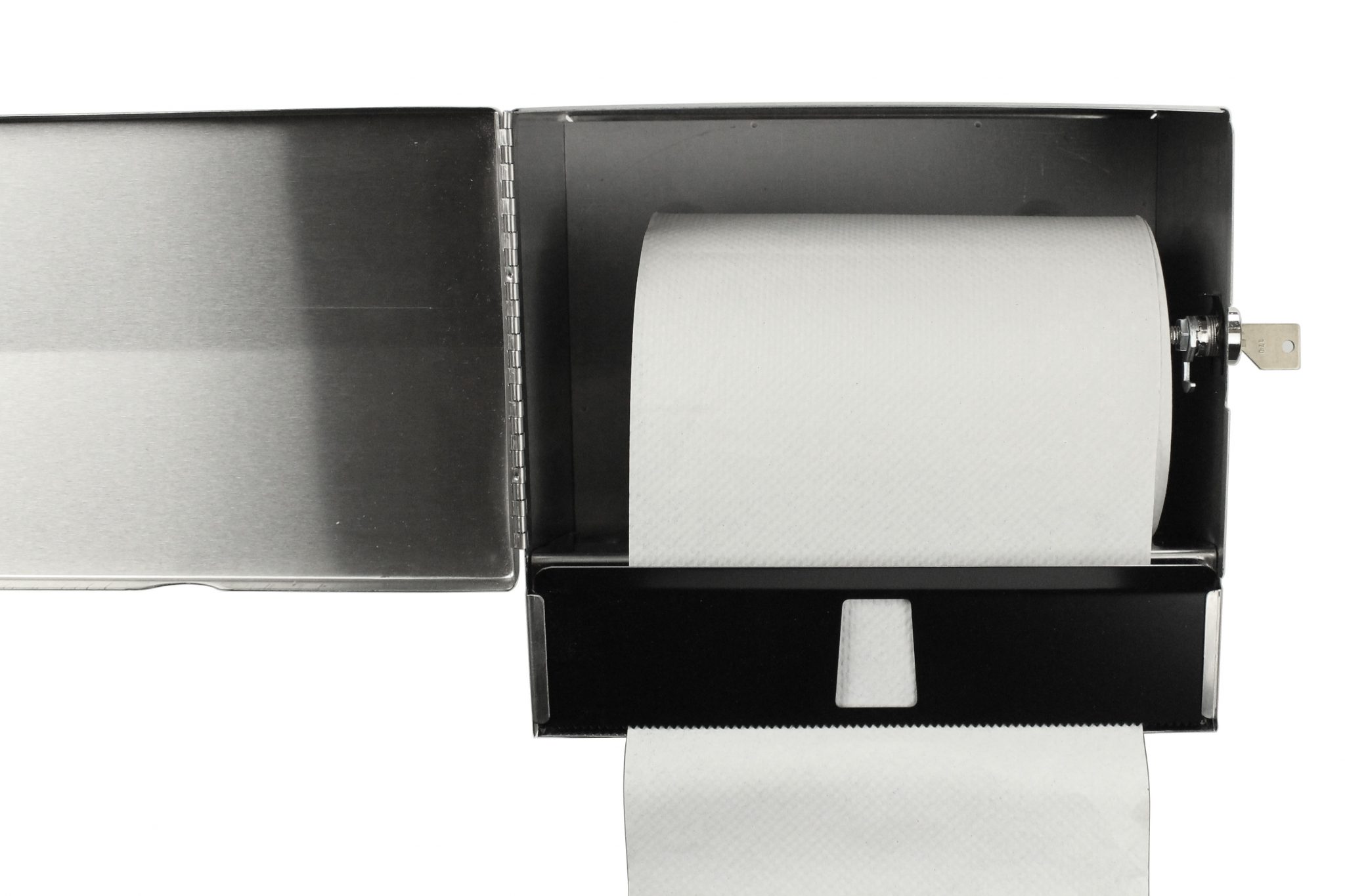 Universal Towel Dispenser With Lock Frost