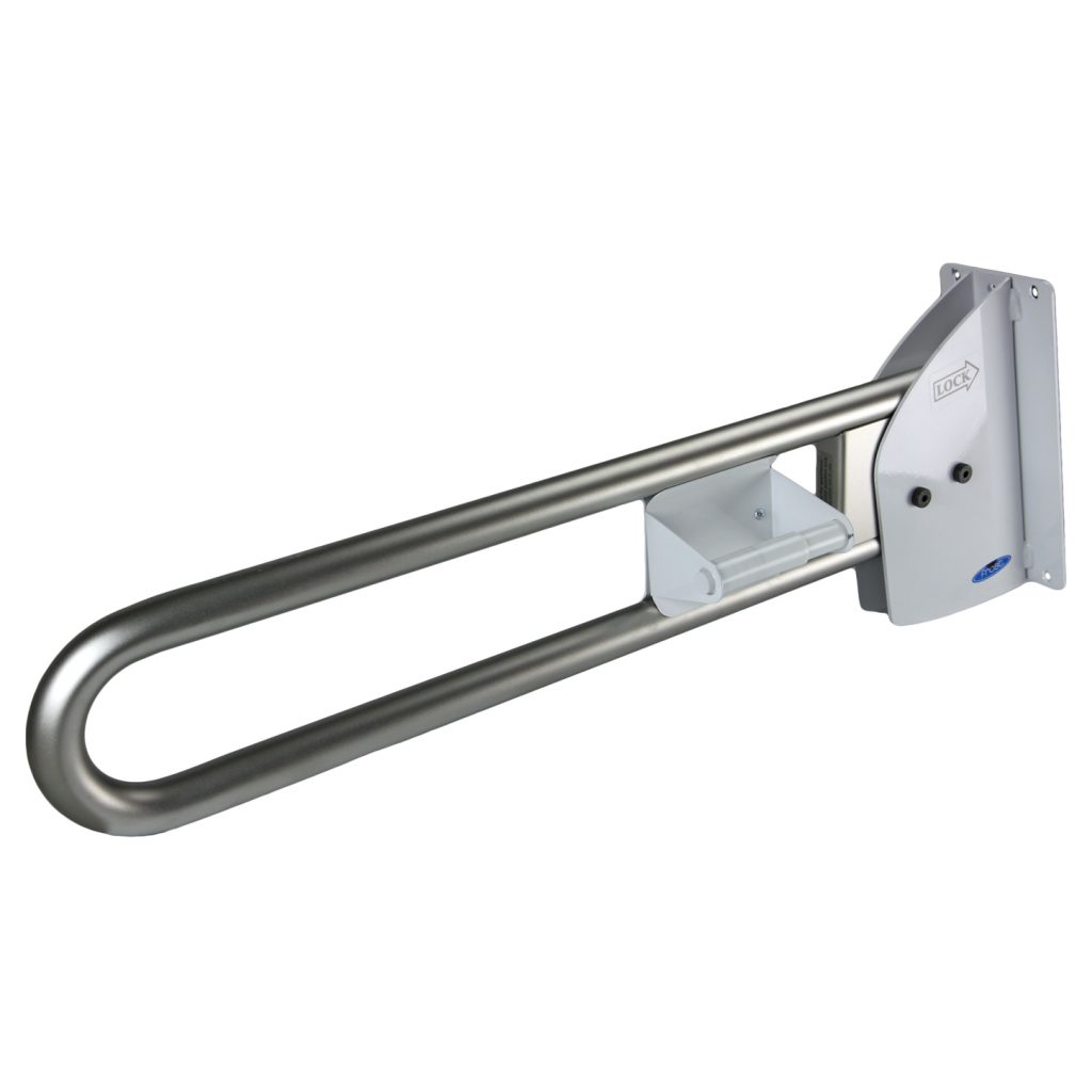 Swing up grab bar frost