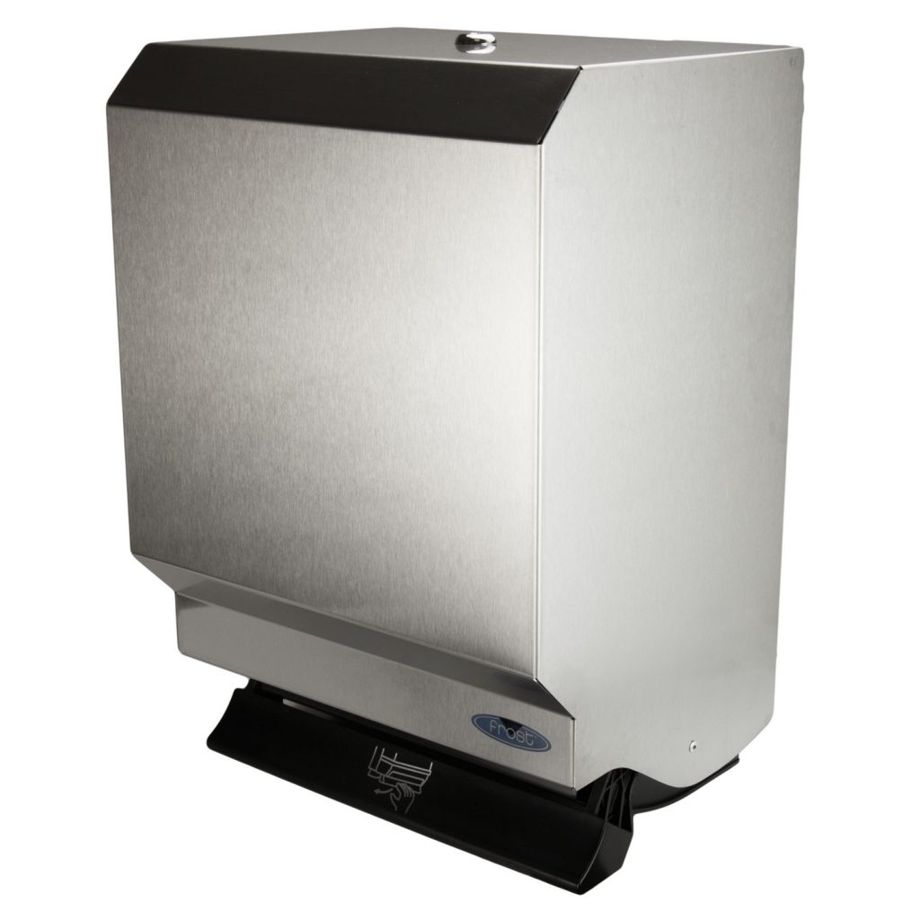 Paper Dispenser Module Control Roll Push Bar Universal Paper Towel Dispenser – Frost