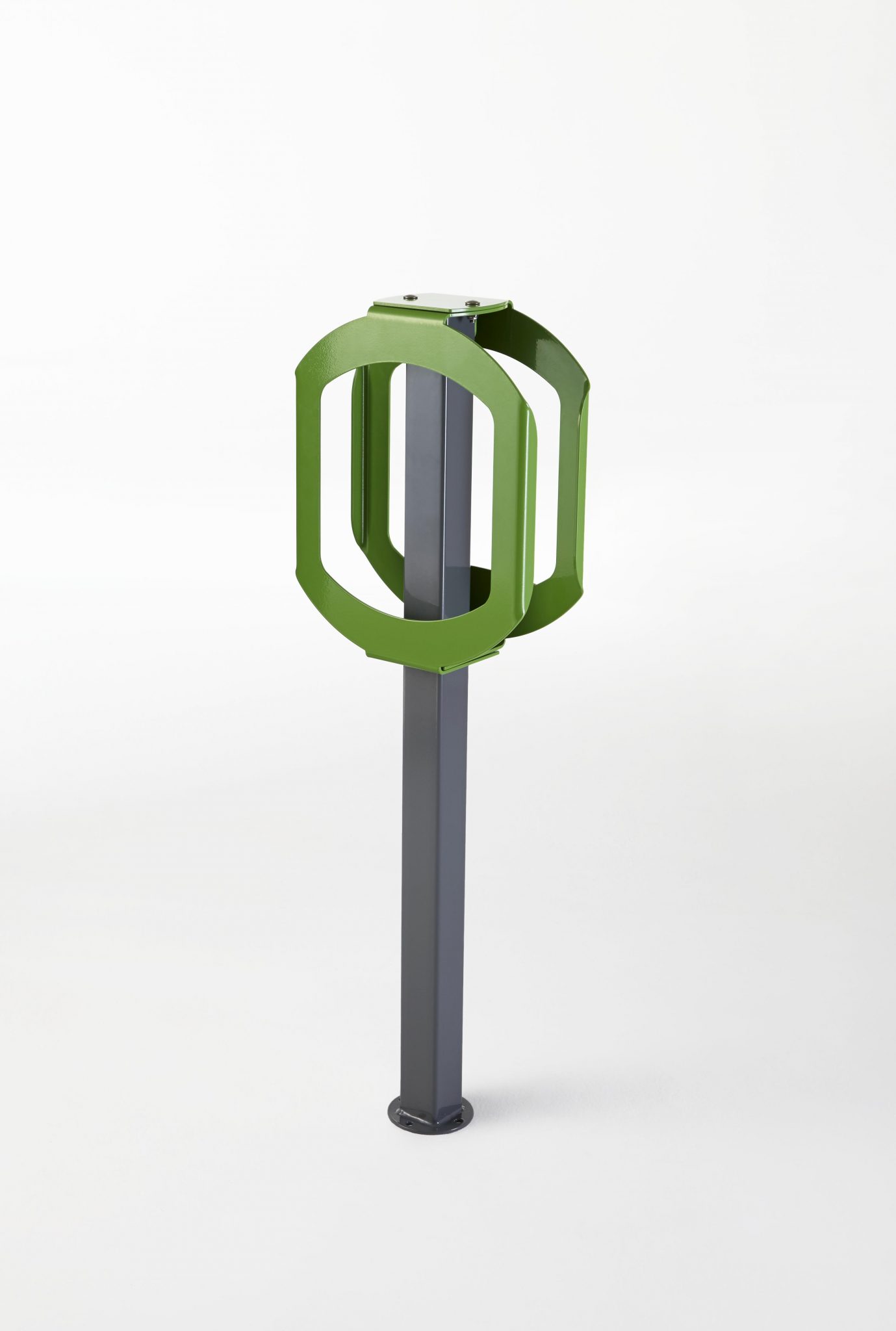 “Bike Stop” Two Bike Rack – Frost