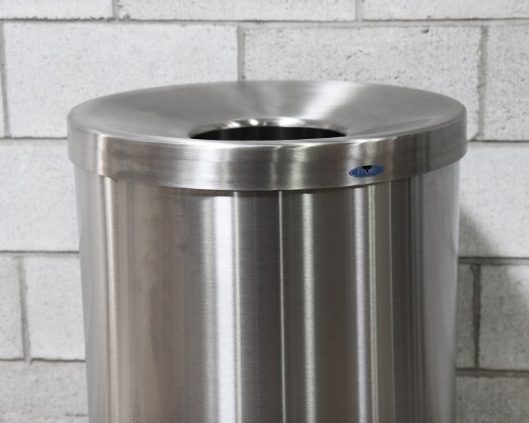 Stainless Steel Lobby Waste Receptacle Frost