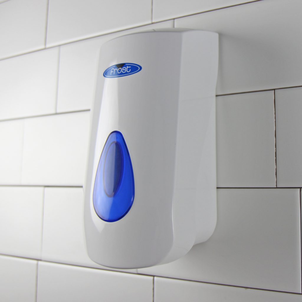 Manual Liquid Soap or Sanitizer Dispenser Frost