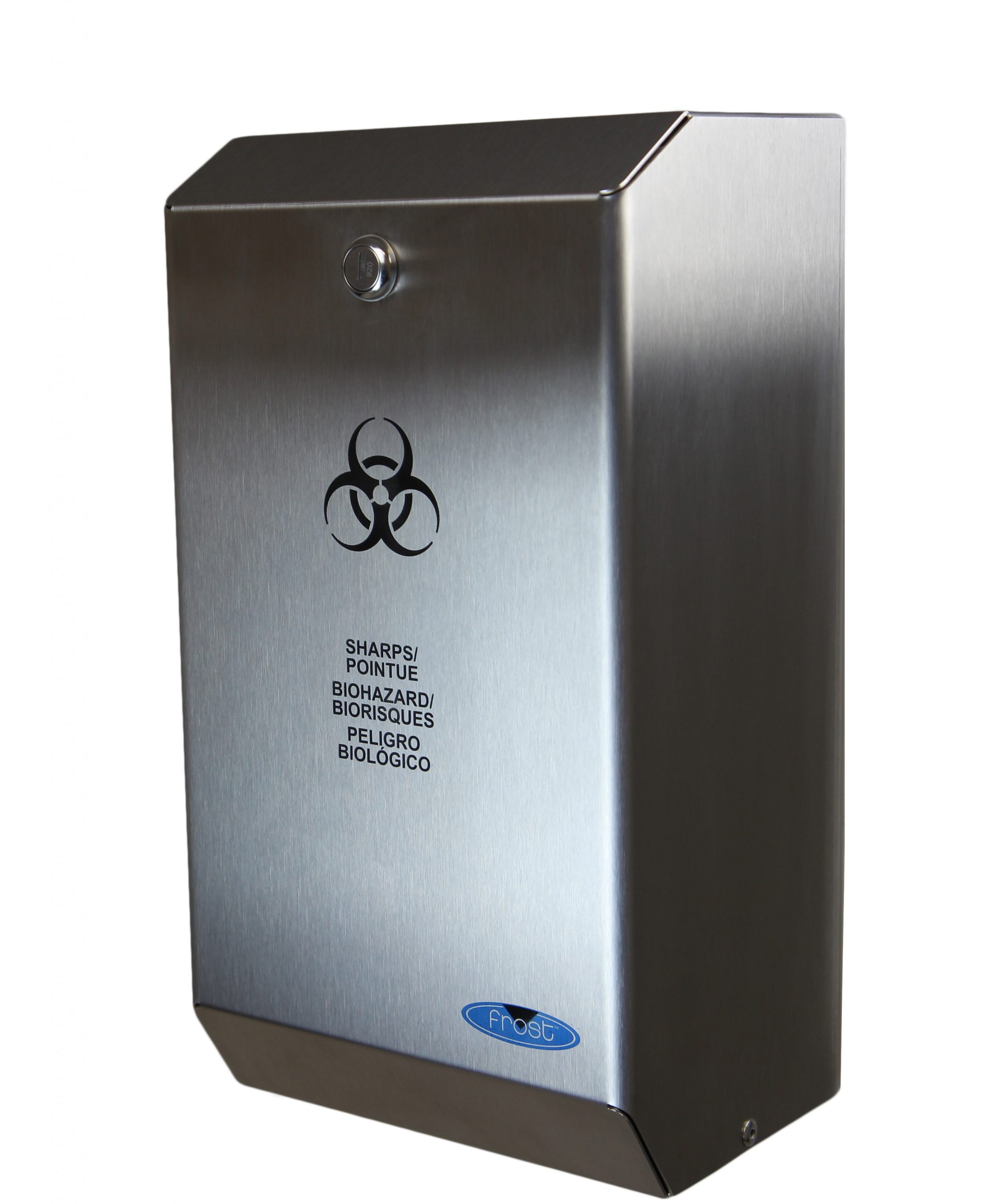 Stainless Steel Biomedical Sharps Disposal Frost