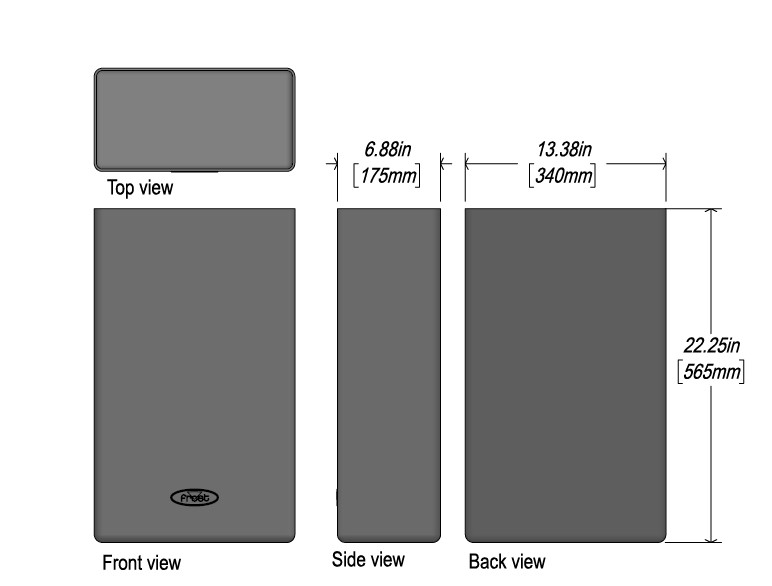 Plastic Liner for Wall Mounted Waste Receptacles - Image 2